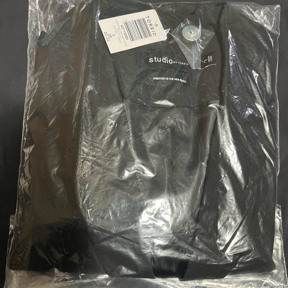 Torrid Studio Black Blazer